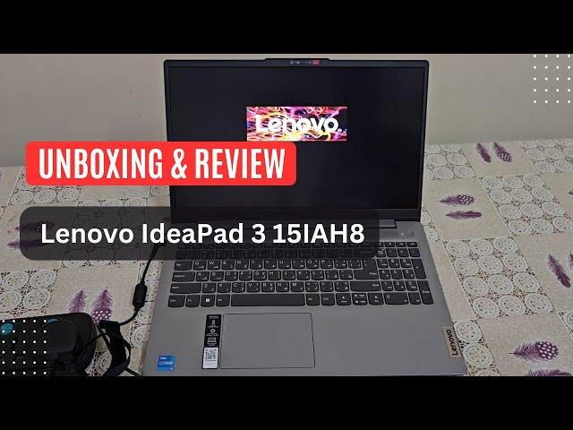 Lenovo IdeaPad 3 Slim 15IAH8 Intel Core i5-12450H - Unboxing Lenovo ideapad latest laptop 2024