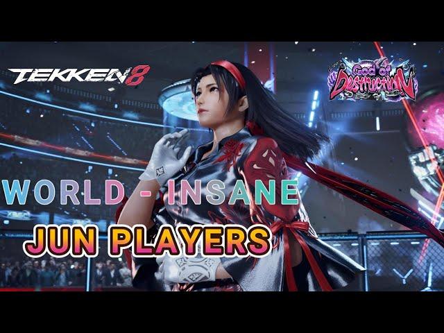 Tekken 8 - World - insane Jun Players - High level Gameplay