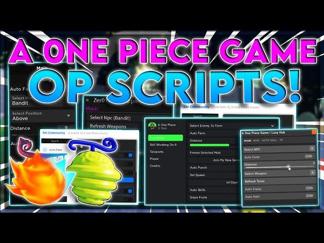 [NEW] A One Piece Game Script Hack GUI | Bring All Fruits | Auto Farm + Kill All | *PASTEBIN 2022*