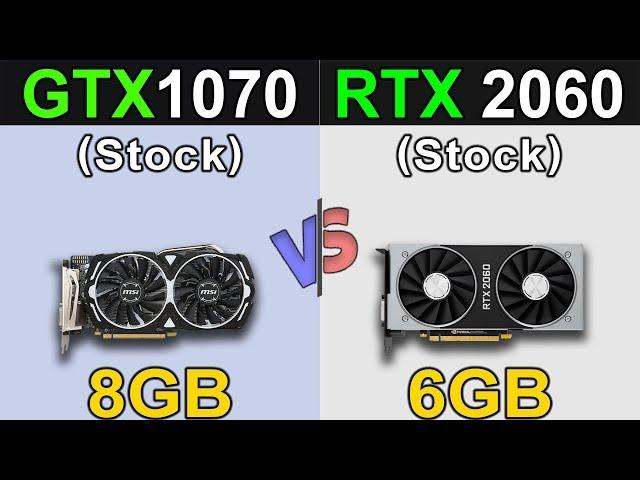 GTX 1070 Vs. RTX 2060 | 1080p and 1440p | New Games Benchmarks