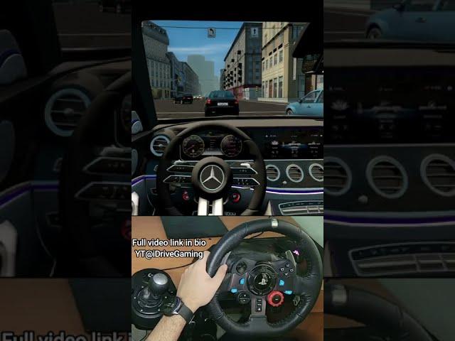 2020 Mercedes-Benz E63S 4MATIC | City Car Driving | Logitech G29 Gameplay