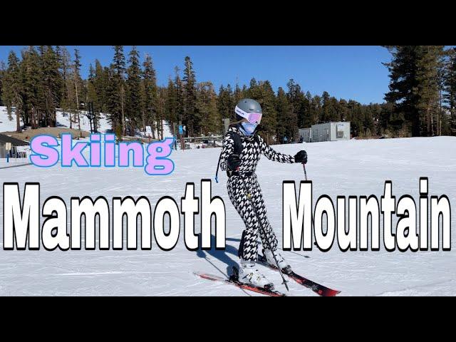 Skiing in Mammoth Mountain for Beginer | Dành cho những bạn bắt đầu tập Skiing.