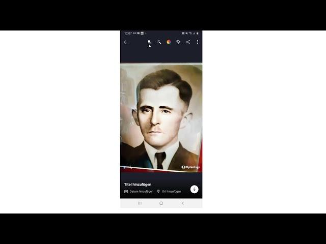 Myheritage Deep Nostalgia App - Test (Alte Fotos animieren) german/deutsch