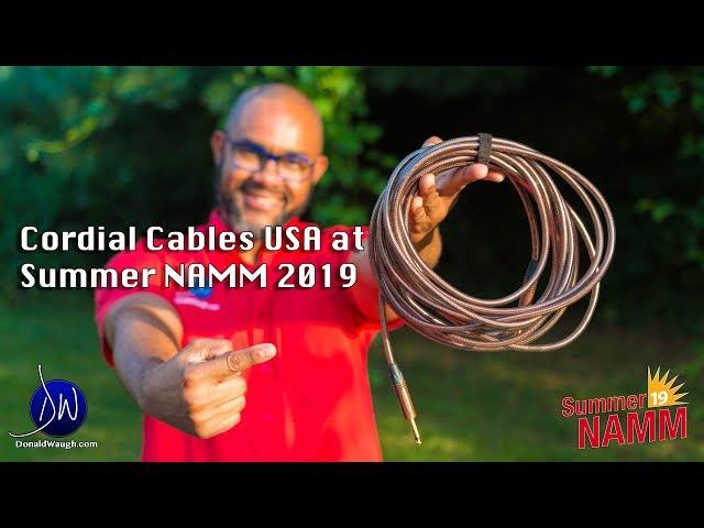 Cordial Cables at Summer NAMM 2019