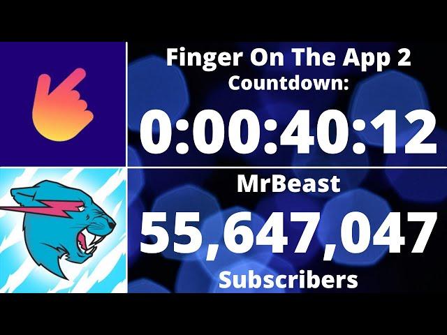 Finger On The App 2 statistics/countdown hits 0 timelapse