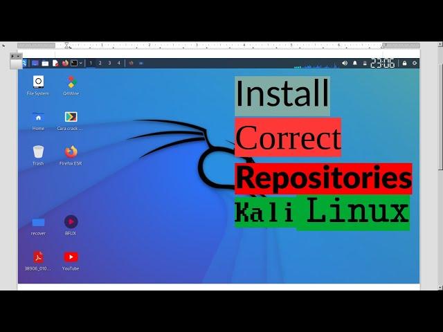 How you can update Kali Network Repositories in a simple way   100% working