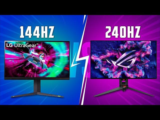 144Hz Vs 240Hz Gaming | Which Refresh Rate is Better?