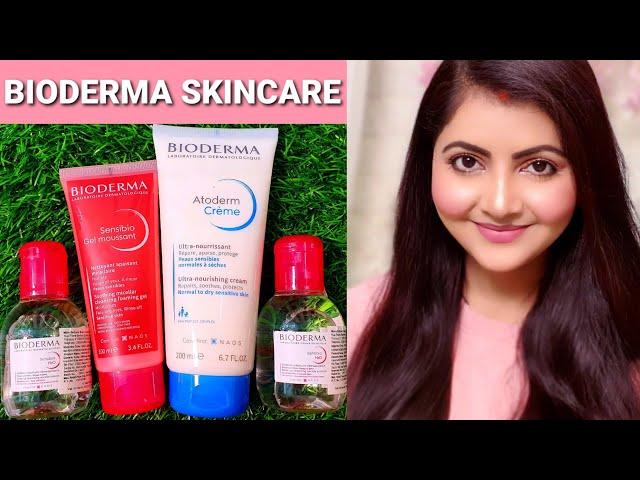 Bioderma sensibio skincare routine for sensitive skin |RARA|micellerwater gel moussant atoderm cream