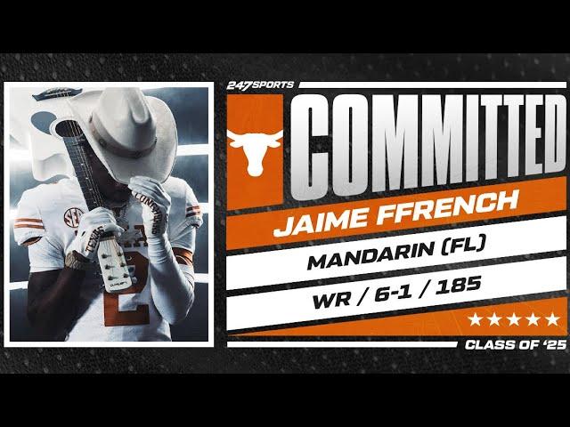 BREAKING: 5-star WR Jaime Ffrench Jr commits to Texas Longhorns | INSTANT REACTION