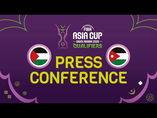 Palestine v Jordan - Press Conference - FIBA Asia Cup 2025 Qualifiers