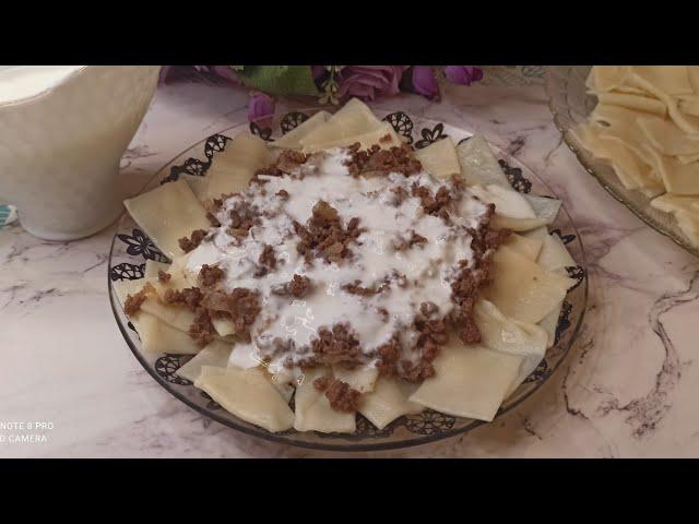 АЗЕРБАЙДЖАНСКИЙ ХИНКАЛ. Самый вкусный, быстрый и лëгкий в приготовлении хинкал.