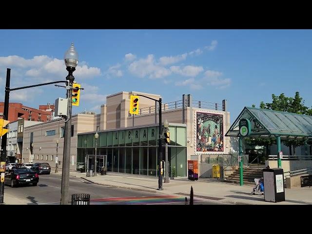 Downtown Brantford, Ontario, Canada Walking Tour (Unedited) #brantford #brantfordontario