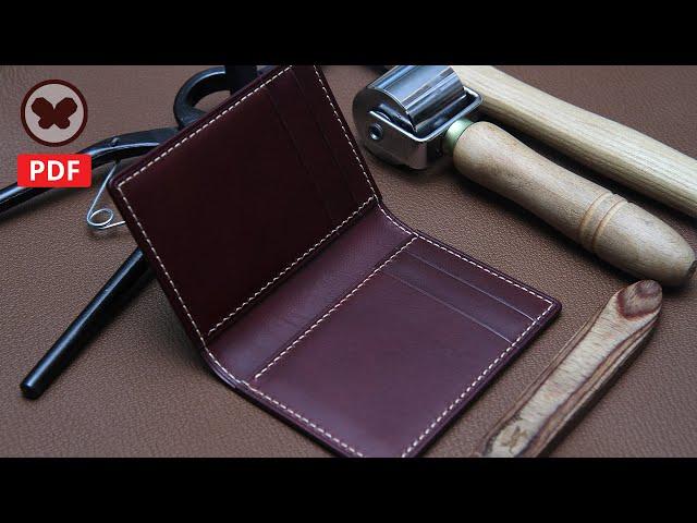 021 Making a Folding Card holder (free PDF pattern) 세로형 카드지갑 만들기