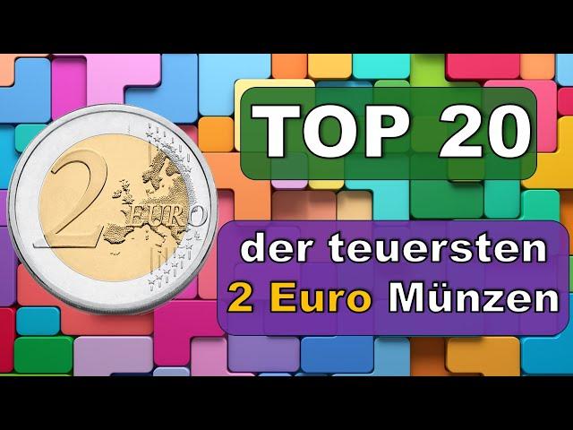 Die 20 wertvollsten 2 Euro Münzen: Diese Schätze musst du kennen!