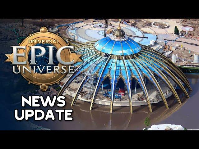 Universal Epic Universe News Update — EFFECTS OF HURRICANE, NEW STRUCTURES, & CONSTRUCTION PROGRESS