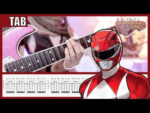 [TAB] Mighty Morphin Power Rangers - Opening 1 Theme Cover | Guitar Tab | Lesson | Tutorial