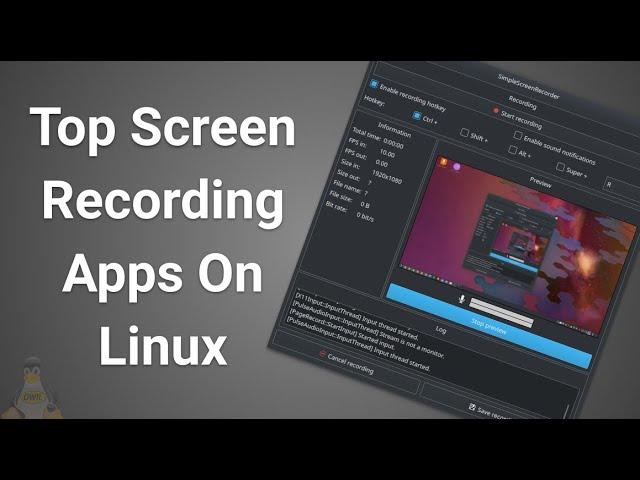 Top Screen Recording Apps On Linux 2019