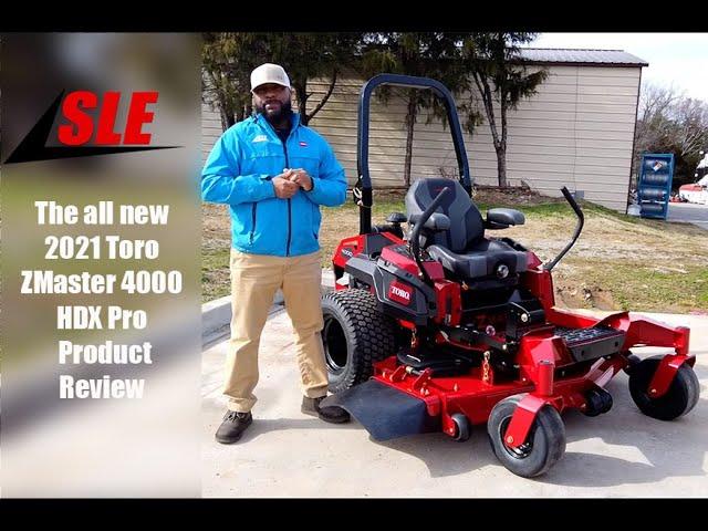 The new 2021 Toro Z-Master 4000 HDX Pro | #Sleequipment  #Torozeroturnmowers #Lawnservice