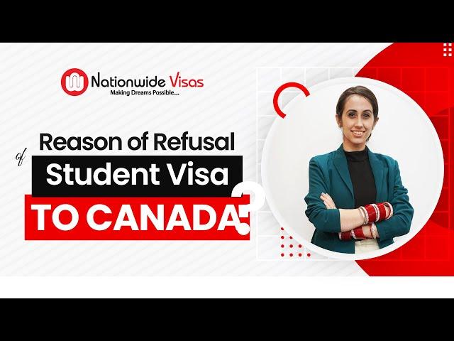 3 Reasons of Canada Study Visa Refusal & Solutions