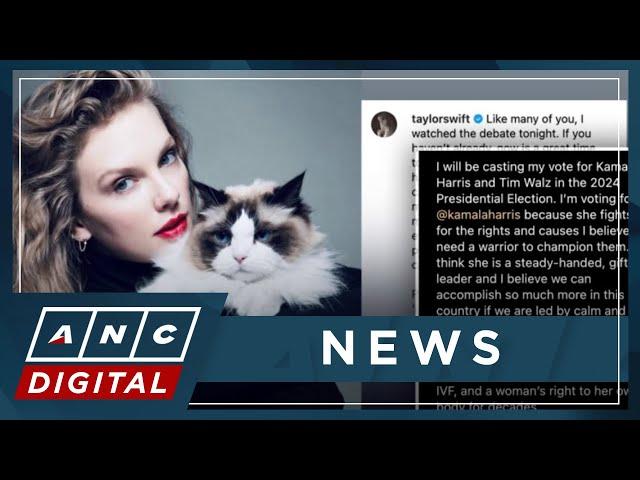 Taylor Swift’s endorsement of Harris drives over 300,000 visitors to voter info site | ANC