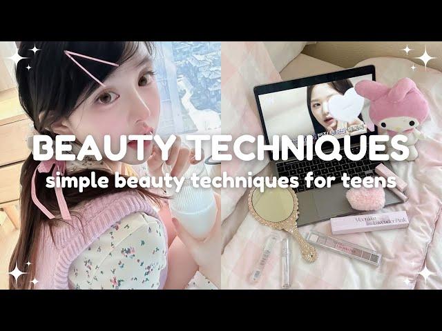 simple and effective beauty techniques for teens 🩰 (this will save you money!)