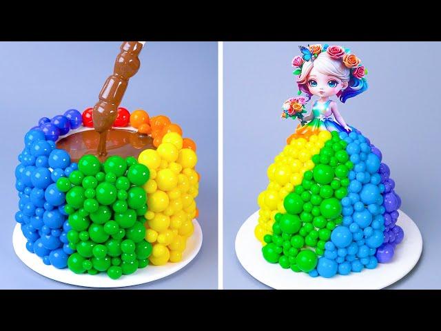 Perfect Rainbow Cake Decorating Tutorials  Amazing Chocolate Cake | So Yummy Cake Ideas