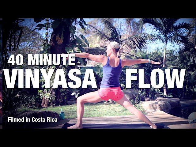 40 Minute Vinyasa Flow Yoga Class - Five Parks Yoga (First class from Costa Rica)