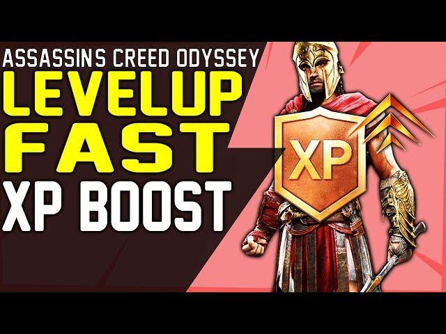 Assassin's Creed Odyssey HOW TO LEVEL UP FAST - FASTEST way to LEVEL UP XP in AC Odyssey