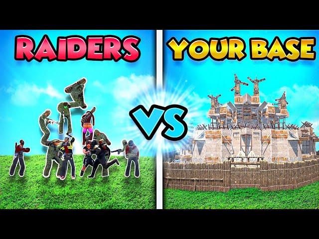 Your Base VS UNLIMITED Raiders - Rust