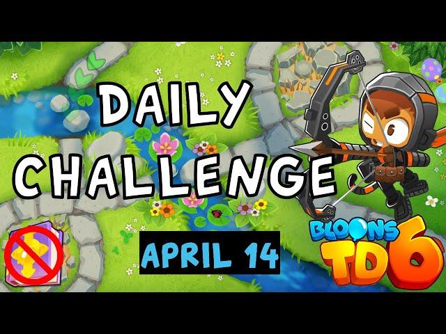 Bloons TD 6 Daily Challenge | Average Military Defense | No MK No Powers | April 14 2024