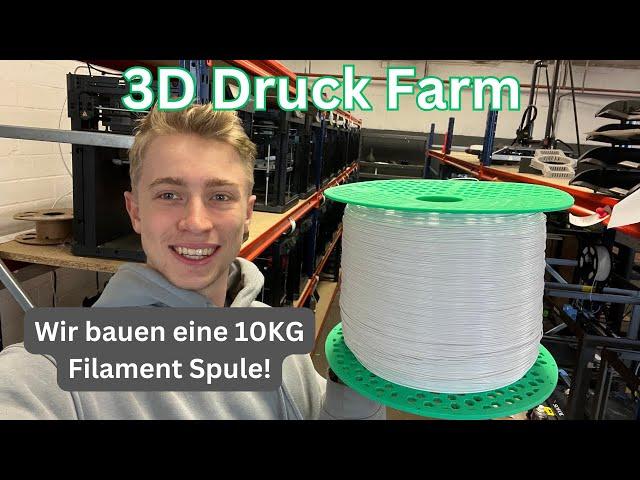 3D Druck Farm | 10KG XXL Filament Spule bauen