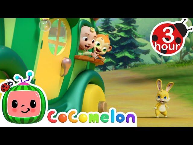 Wheels on the Bus - Fantasy Animals | Cocomelon - Nursery Rhymes | Fun Cartoons For Kids | Moonbug