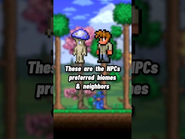 Terraria NPCs preferred biomes & neighbors