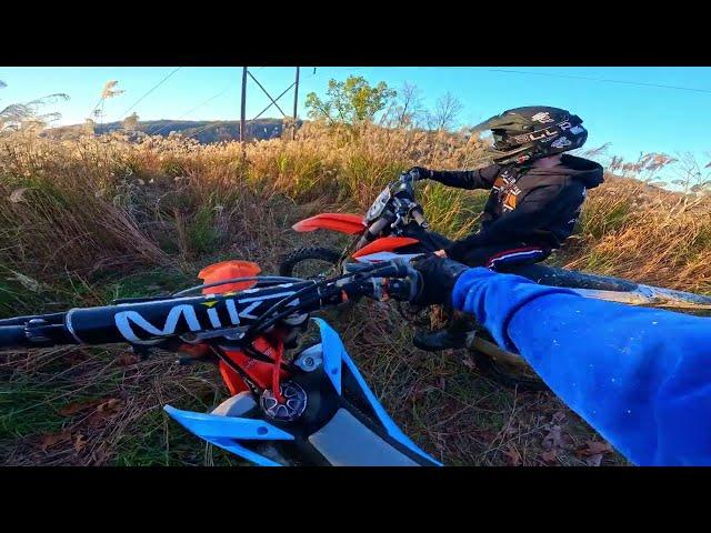 He couldn’t believe THIS! | KTM 125 x KTM 250