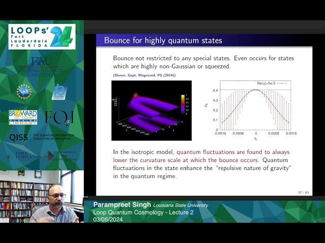 Parampreet Singh: Loop Quantum Cosmology - Lecture 2 - Loops'24 Summer School