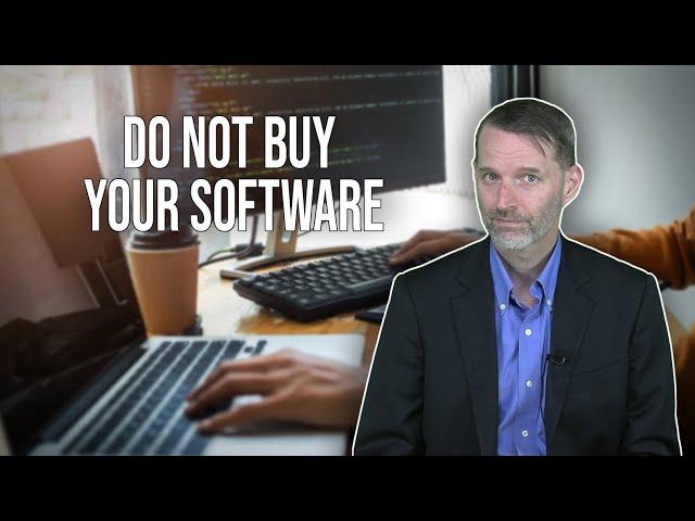 Top 5 Reasons Why You Should Build, Not Buy, Software