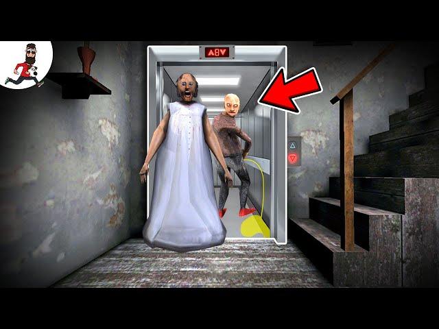 Granny Home Elevator ► funny horror animation granny