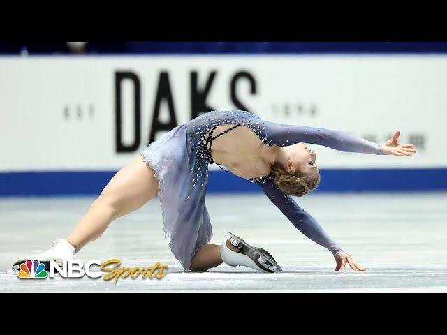 American Amber Glenn struggles in free skate, finishes 7th at NHK Trophy | NBC Sports