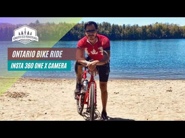 Things to do in Ontario: Bicycle ride in Ontario | Insta 360 camera