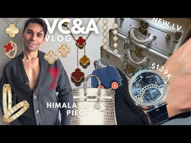 VAN CLEEF & HERMES LUXURY SHOPPING VLOG  | Luxury Shopping in Amsterdam 2024