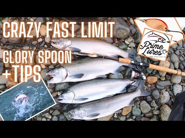 Crazy Spoon Fishing for Coho Salmon How to Fish