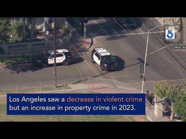 2023 Los Angeles crime statistics released