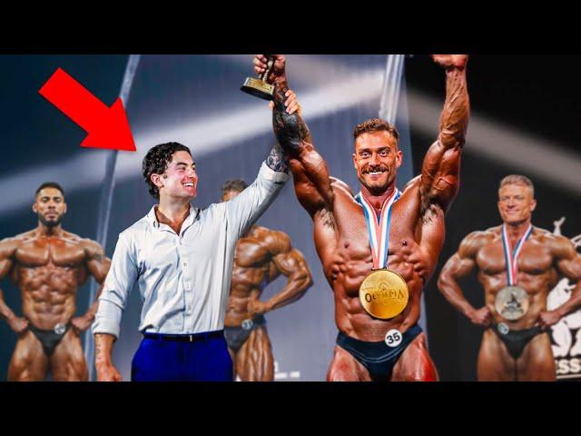 Sneaking On Stage With 6x Mr. Olympia Chris Bumstead