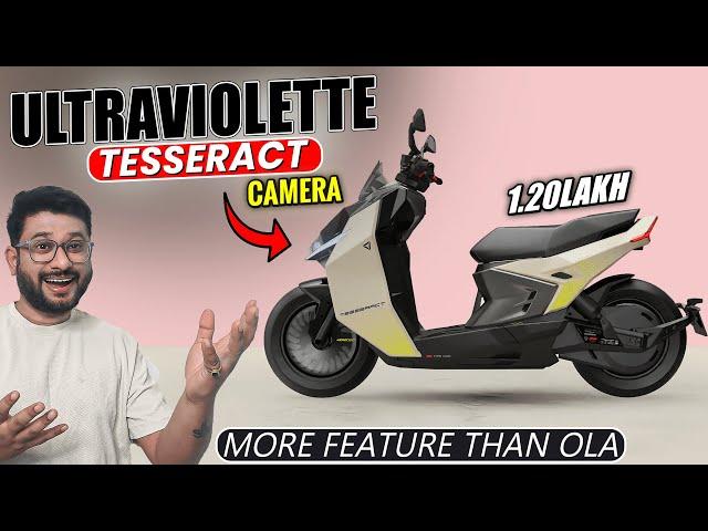 Ultraviolette First ELECTRIC SCOOTER (TESSERACT) @1.20 Lakh ! OLA KILLER ! Radar, Camera and More