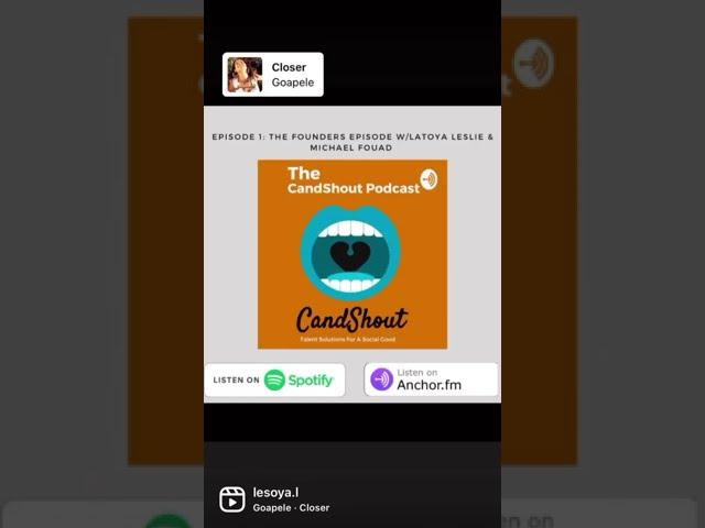 Epi1: The Founders Episode - CandShout Podcast