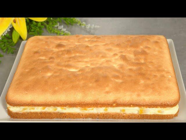 Cake in 15 minutes! Cake that melts in your mouth! You will be amazed! Simple and very tasty