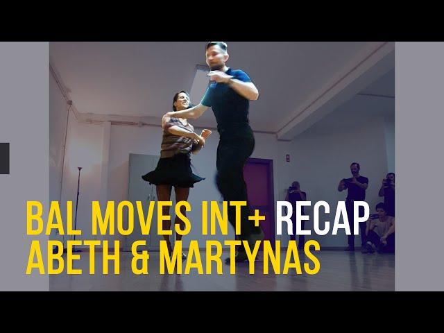 Bal Swing move for Int+ level | Balboa recap with Abeth & Martynas