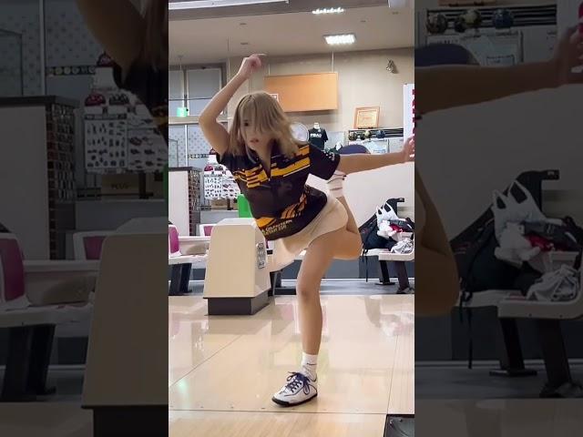 バイク女子ボウラーあいか️#bowling #shorts #shortvideo