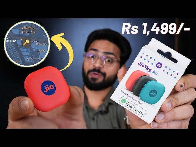 Jio Tag Air Review At Rs 1,499 Only  | Location Tracking  | Works With Apple Find My !!