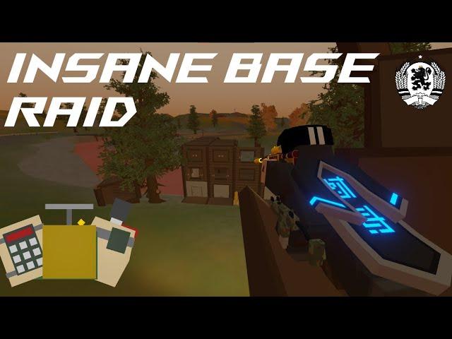Raiding back a big clan that offline raided us! Insane raid!  | Unturned Raiding #1